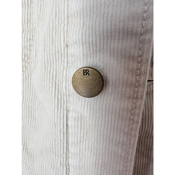 Banana Republic Beige Corduroy Trucker Jacket Womens M - Picture 3 of 11